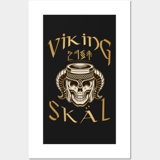 Viking-Skål-21st Birthday Celebration for a Viking Warrior - Gift Idea Posters and Art